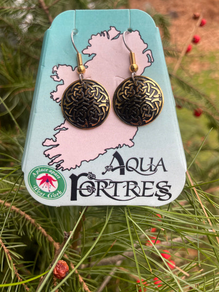 Book of Kells Earrings by Aquafortress