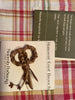 Handwoven St. Bridgid Cross and Harvest Knot Brooch Pins